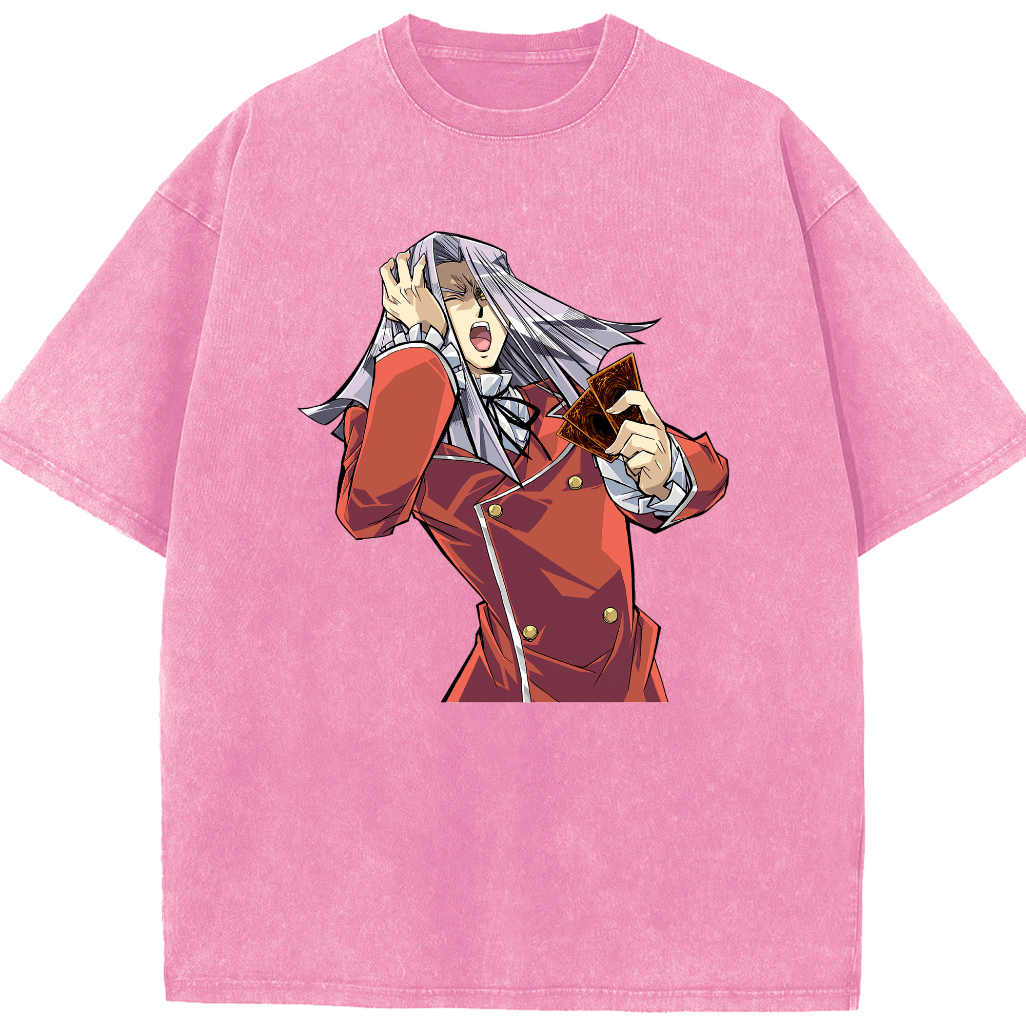 （画像用） 遊☆戯☆王 Yu-Gi-Oh! 綿100% ヴィンテージ風 半袖Tシャツ（フロントプリント）